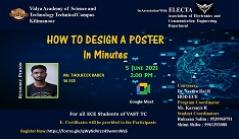 Program on 'HOW TO DESIGN A POSTER IN MINUTES'