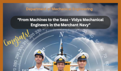 VIDYA MECHANICAL ENGINEERS MAKE WAVES IN THE MERCHANT NAVY