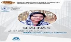 CSE student got placed in TCS