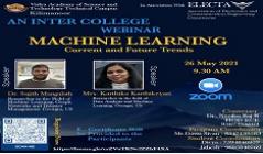 Inter College Webinar on 'Machine Learning: Current and Future Trends'