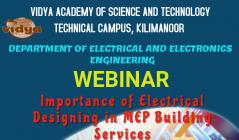 Webinar on �Importance of Electrical Designing in MEP Building Services�