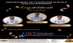 CSE Students Got Placed In UST Global