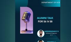 Alumni talk for final and pre final year-ECE