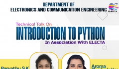 TECHNICAL TALK ON INTRODUCTION TO PYTHON