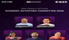 VICE CHAIR OF IEEE KERALA SECTION STUDENT ACTIVITIES COMMITTEE 2026