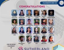 VAST TC students got placed in Sutherland