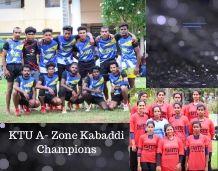 KTU A ZONE  Men's Kabaddi tournament- Champions