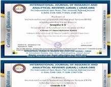 Publication in International Journal 