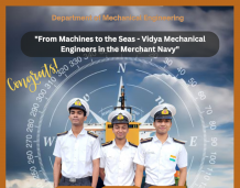 Vidya Mechanical Engineers Excel in Merchant Navy