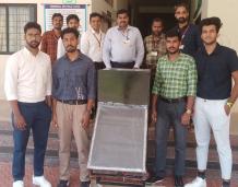 ME students developed solar dryer 