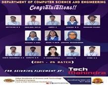 PLACEMENT OFFERS AT TECH MAHINDRA